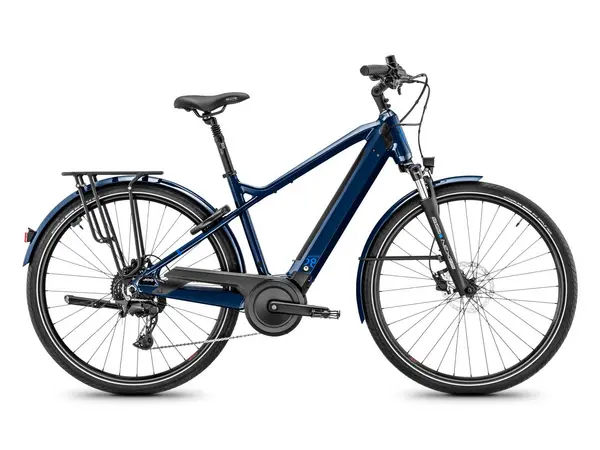 Vélo électrique Moustache Samedi 28.2 avec cadre ouvert et moteur Bosch Performance