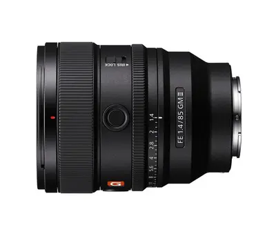 Sony FE 85mm F1.4 G Master II lightweight telephoto portrait lens