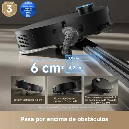 Dreame X50 Ultra Complete Robot Aspirateur Laveur en action