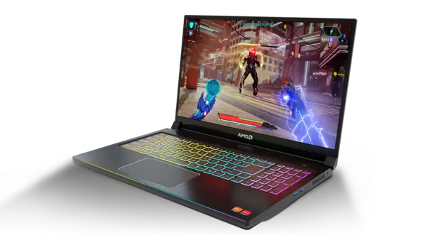 Illustration de la gamme de PC portables AMD Advantage