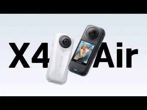 Insta360 X4 Air, la caméra d'action 360 ultra-légère en 8K
