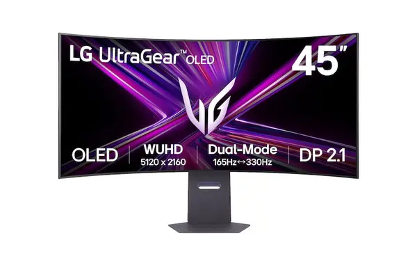 Moniteur gaming LG UltraGear 45GX950A-B incurvé OLED 5K2K