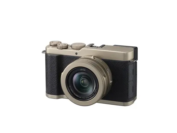 Panasonic LUMIX L10 Titanium Gold Special Edition fixed lens camera