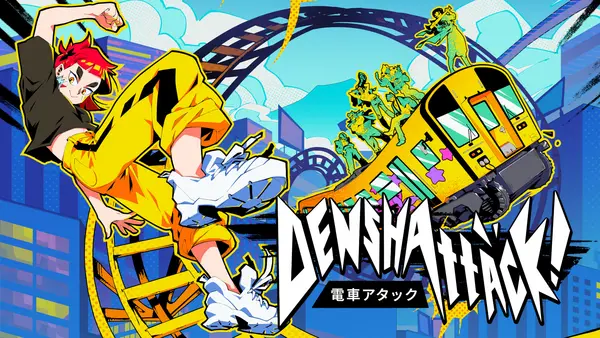 Key Art et logo officiel du jeu Denshattack!